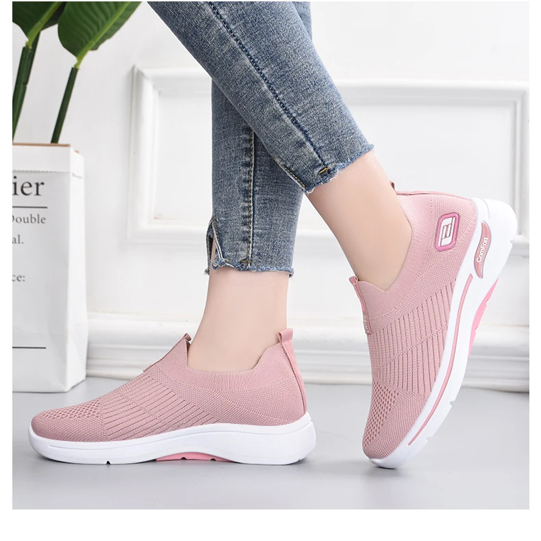 S-3 Lightweight Running Slip-On Knit Women Casual Sneakers Flat Shoes For Women New Styles Footwear, Customerized
S-3 Lightweight Running Slip-On Knit Women Casual Sneakers Flat Shoes For Women New Styles Footwear, Customerized