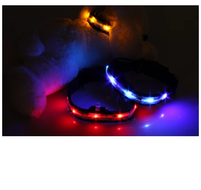 Flashy Optical Fiber LED Pet Collar Luminous Dog Neck Collar D Buckle Pet Necklace
Flashy Optical Fiber LED Pet Collar Luminous Dog Neck Collar D Buckle Pet Necklace