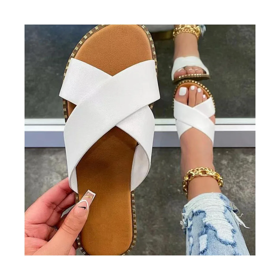 2023 new plus-size ladies lightweight 35-43 cross flat casual outdoor slippers
2023 new plus-size ladies lightweight 35-43 cross flat casual outdoor slippers