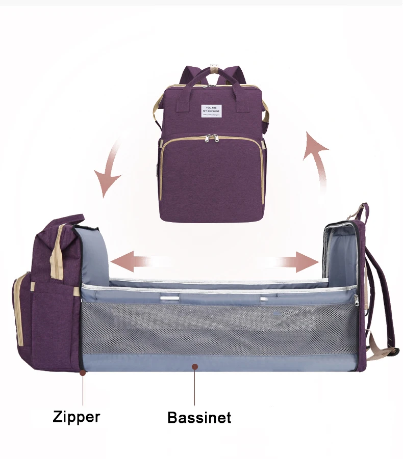 Multi-Function Foldable Bassinet Travel Baby Bed Diaper Bag For Sleeping, Accept customized color
Multi-Function Foldable Bassinet Travel Baby Bed Diaper Bag For Sleeping, Accept customized color