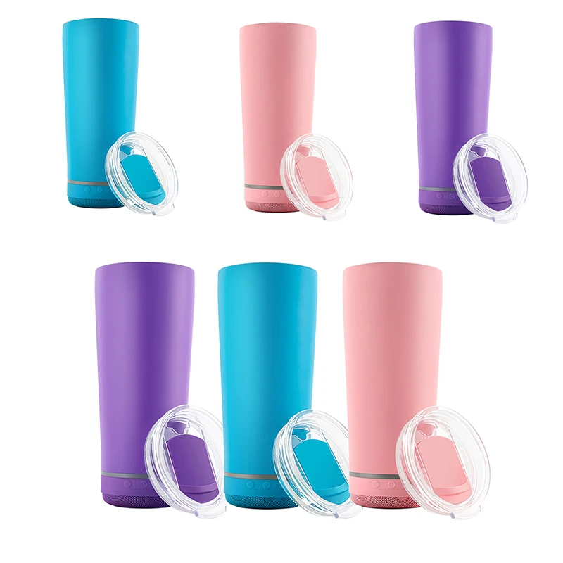 New Color Music Cup 18oz Wine Tumbler Stainless Steel Speaker Wireless Coffee Mug Waterproof Water Cup Using USB for Gift Cup
New Color Music Cup 18oz Wine Tumbler Stainless Steel Speaker Wireless Coffee Mug Waterproof Water Cup Using USB for Gift Cup
