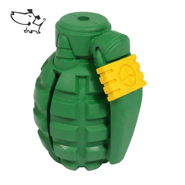 Grenade Anti-war Elements Durable Dog Interactive Rubber Toy Indestructible Chew Proof Tough Dog Toys
Grenade Anti-war Elements Durable Dog Interactive Rubber Toy Indestructible Chew Proof Tough Dog Toys