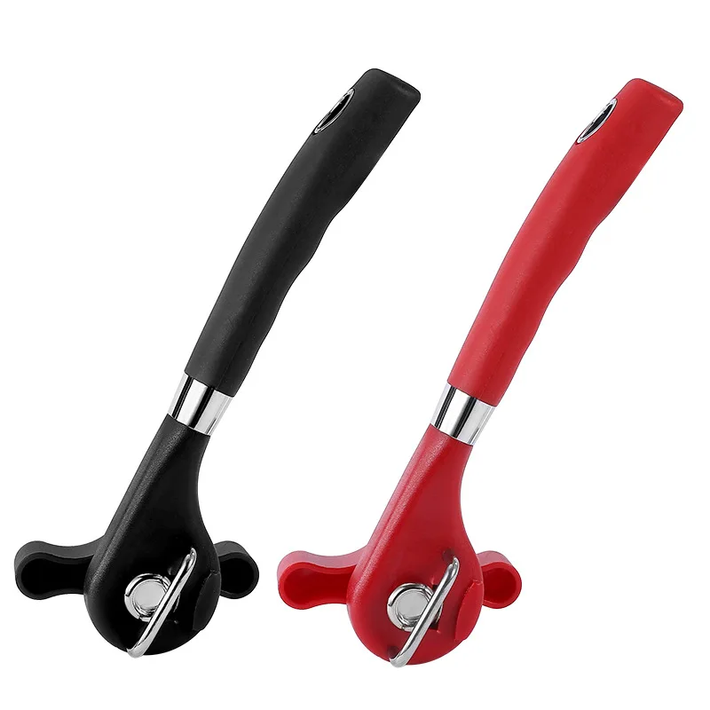 Convenient use red color ABS handle stainless steel Can opener with complete lid open, Red/black
Convenient use red color ABS handle stainless steel Can opener with complete lid open, Red/black