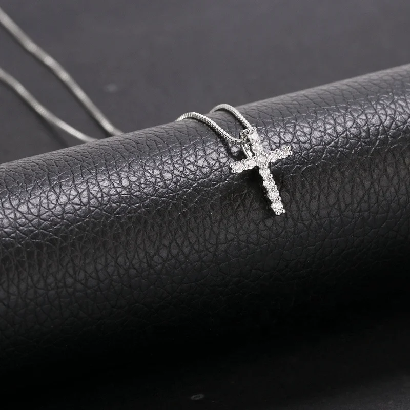 wholesale jewelry 3mm diamond Sterling silver chain jewelry cross necklace for women
wholesale jewelry 3mm diamond Sterling silver chain jewelry cross necklace for women