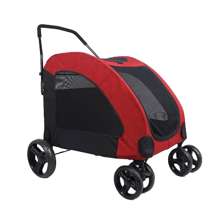 Pet 4 wheel folding Dog stroller product luxury for animals dogs large pet stroller factory wholesale high quality dog buggy, Customized color
Pet 4 wheel folding Dog stroller product luxury for animals dogs large pet stroller factory wholesale high quality dog buggy, Customized color