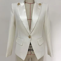 2020 new arrivals wholesale high quality classic single button satin fabric women blazer suits
2020 new arrivals wholesale high quality classic single button satin fabric women blazer suits