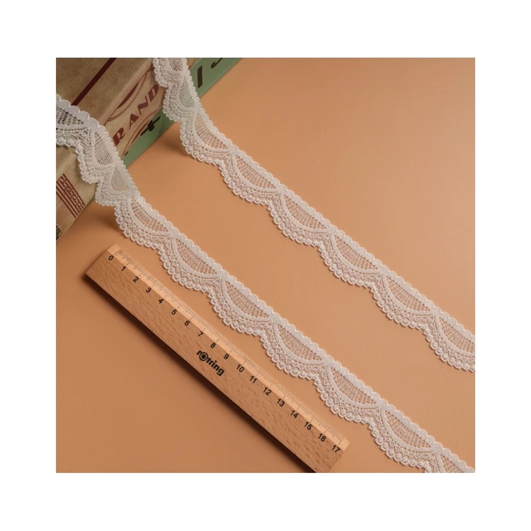 Factory Sale High Quality Lace Trim Fabric Elastic Small Side Lace Side Washed Anti-fuzzing Elastic Lace
Factory Sale High Quality Lace Trim Fabric Elastic Small Side Lace Side Washed Anti-fuzzing Elastic Lace