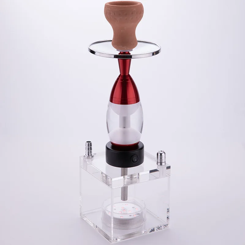 Hot Sale New Design Smoking Set LED Shisha Acrylic Square Iraqi Hookah, Transparent
Hot Sale New Design Smoking Set LED Shisha Acrylic Square Iraqi Hookah, Transparent