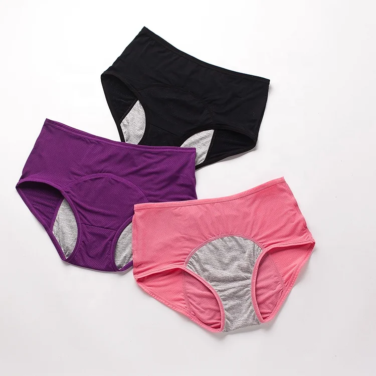 Breathable Women Period Three Layer leak proof Physiological Panties Girls Menstrual Panties
Breathable Women Period Three Layer leak proof Physiological Panties Girls Menstrual Panties
