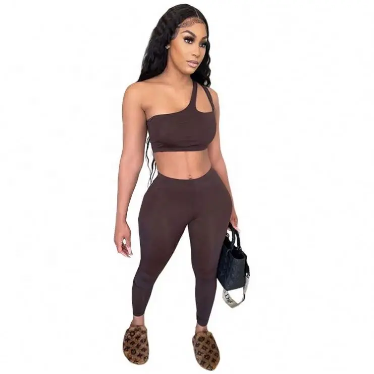 Sexy Hanging Shoulder Temperament Commutes Sexy Multicolor 2 Piece Sets, Brown/black
Sexy Hanging Shoulder Temperament Commutes Sexy Multicolor 2 Piece Sets, Brown/black