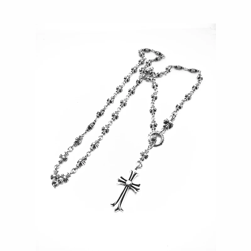 Personalized Vintage Silver Designer Minimalist Punk Women Long Chain Cross 925 Sterling Silver Men Necklace
Personalized Vintage Silver Designer Minimalist Punk Women Long Chain Cross 925 Sterling Silver Men Necklace