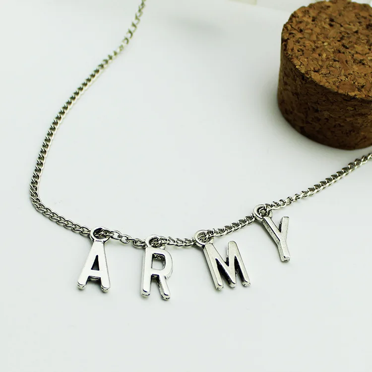 Boys Letter A Pendant Necklace BTS Necklace Alphabets A.R.M.Y Charm Necklace, As pictures
Boys Letter A Pendant Necklace BTS Necklace Alphabets A.R.M.Y Charm Necklace, As pictures