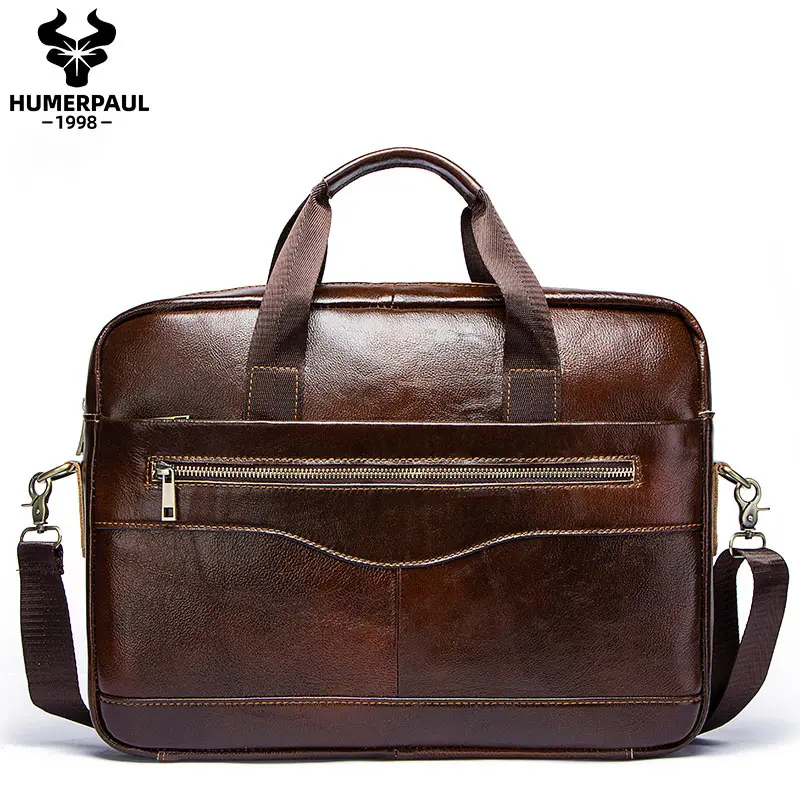 HUMERPAUL Men Crossbody Bags Custom Logo Business Laptop Waterproof Messenger Computer Handbag Mens Soft Sided Leather Briefcase, Coffee/black
HUMERPAUL Men Crossbody Bags Custom Logo Business Laptop Waterproof Messenger Computer Handbag Mens Soft Sided Leather Briefcase, Coffee/black
