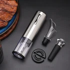 Red Oem Battery Operated Auto Electric Red Wine Bottle Opener Set