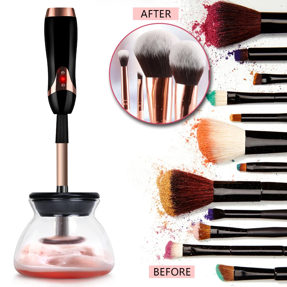 

10 Seconds Convenient Electric USB Makeup Brush Dryer Cleaner Device Make up Brushes Washing Cleanser Cleaning Machine Tool