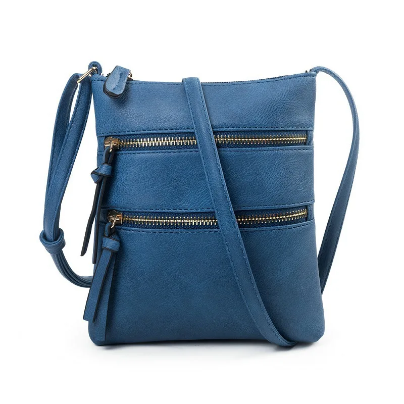 Hot-selling casual multifunctional pocket double zipper vertical female bag shoulder messenger bag
Hot-selling casual multifunctional pocket double zipper vertical female bag shoulder messenger bag