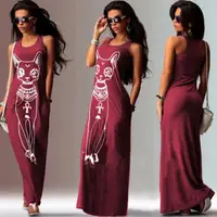 Hot Sale Print Cat Long Women Summer Dress 2019 Robe Plus Size Sleeveless Tank Ladies Dress Women Sexy Party Maxi Dresses
Hot Sale Print Cat Long Women Summer Dress 2019 Robe Plus Size Sleeveless Tank Ladies Dress Women Sexy Party Maxi Dresses