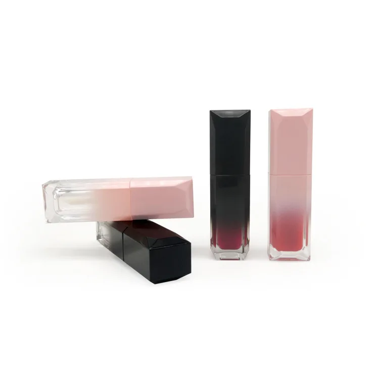 Gradient color 5ml square shape empty bling cosmetic packaging container black lip gloss tubes
Gradient color 5ml square shape empty bling cosmetic packaging container black lip gloss tubes
