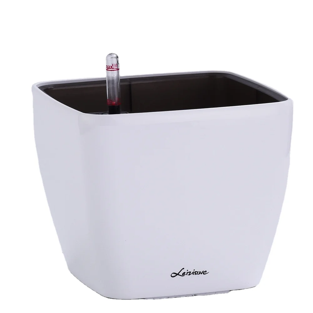 Ceramic Planter Smart Garden Supplies Decoration Mini Indoor Desktop Square Small White Flower Pots with Water Indicator, 5 colors and customized
Ceramic Planter Smart Garden Supplies Decoration Mini Indoor Desktop Square Small White Flower Pots with Water Indicator, 5 colors and customized