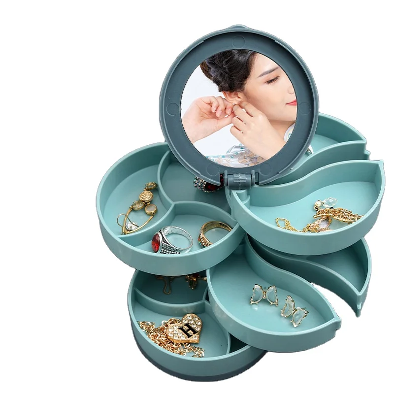 Multi-layer Rotating Cosmetic Bags & cases Necklace Earrings Ring Jewelry Storage Box, 3 colors
Multi-layer Rotating Cosmetic Bags & cases Necklace Earrings Ring Jewelry Storage Box, 3 colors
