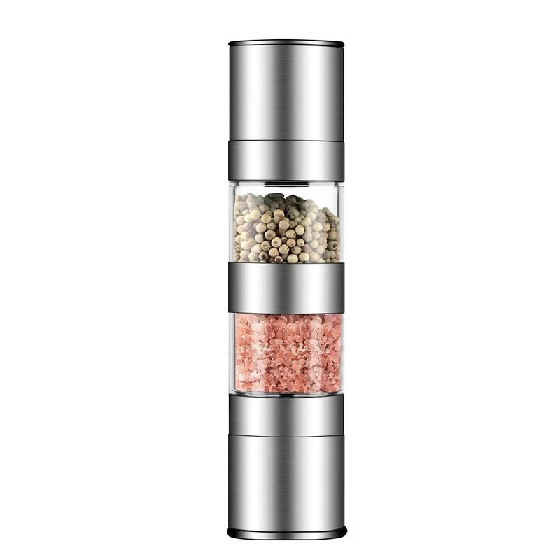 Wholesale 2 in 1Stainless Steel pepper mill grinder Salt and Pepper Grinder Set, Natural
Wholesale 2 in 1Stainless Steel pepper mill grinder Salt and Pepper Grinder Set, Natural