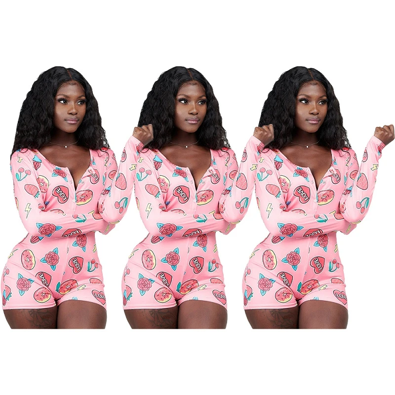 MD-2021012112 2021 Spring Women Clothing Ladies Body Suits Long Sleeve Shorts Pink Print Love Heart Pajamas Jumpsuit
MD-2021012112 2021 Spring Women Clothing Ladies Body Suits Long Sleeve Shorts Pink Print Love Heart Pajamas Jumpsuit