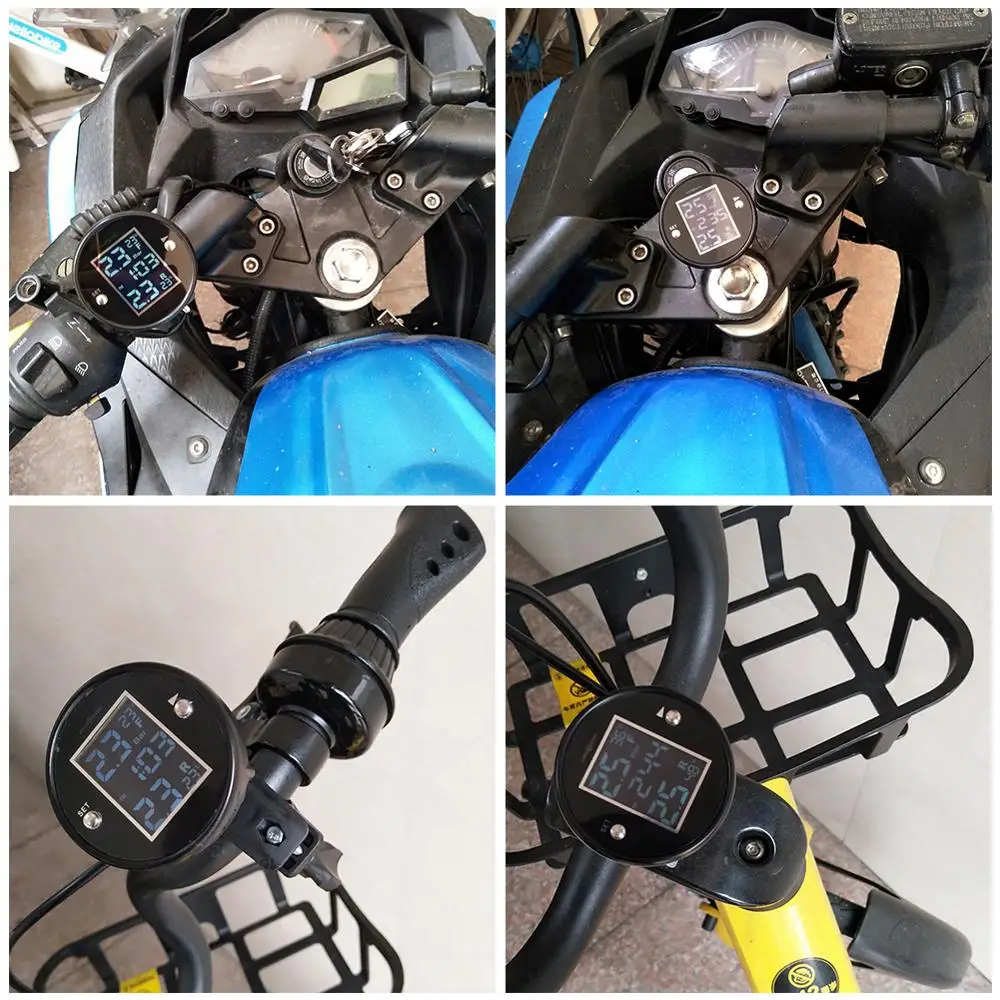 Fabbrica PROPRIO Disegno Nuova Moto tpms e della bicicletta tpms sistema di monitoraggio della pressione dei pneumatici senza fili tpms per il motociclo