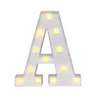 Batteries Operated Decorative Plastic Wedding Light LED Love Alphabet Number Letters Light
