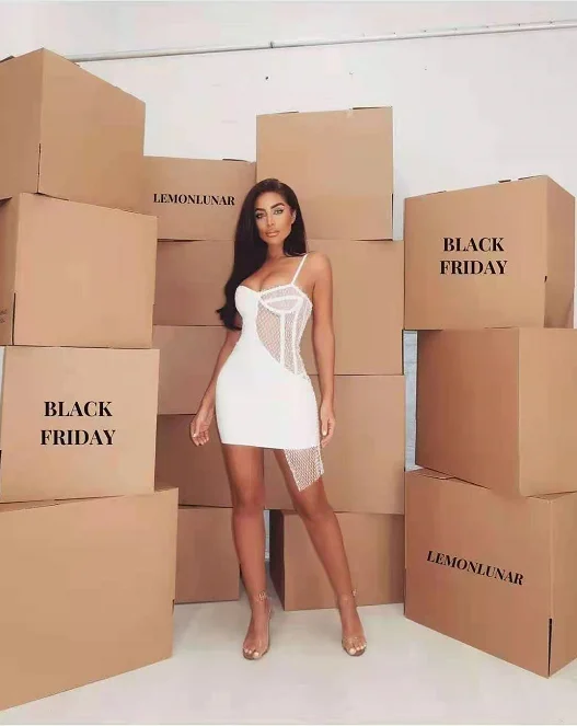 2021 Women White Party Dress Ladies New Arrival Lenmonlunar Summer Dress, As picture
2021 Women White Party Dress Ladies New Arrival Lenmonlunar Summer Dress, As picture