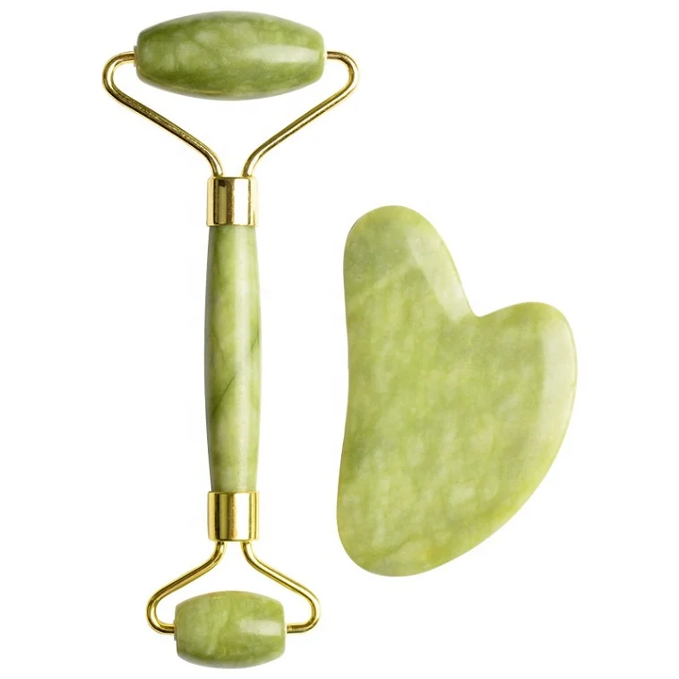Facial Skin Massage Tool 100% Natural Jade Stone Gua Sha Set Scraping Tool beauty Jade Roller Gua Sha Kit For Face, According to options
Facial Skin Massage Tool 100% Natural Jade Stone Gua Sha Set Scraping Tool beauty Jade Roller Gua Sha Kit For Face, According to options