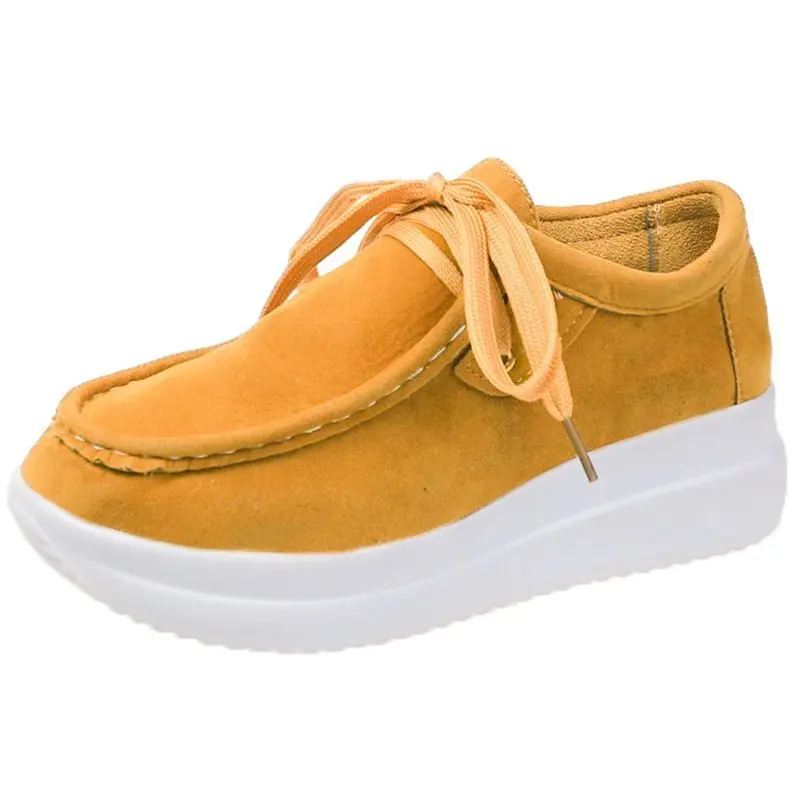 Wholesale women's casual shoes fashion thick soled sports shoes lace up slope heel women's casual shoes
Wholesale women's casual shoes fashion thick soled sports shoes lace up slope heel women's casual shoes