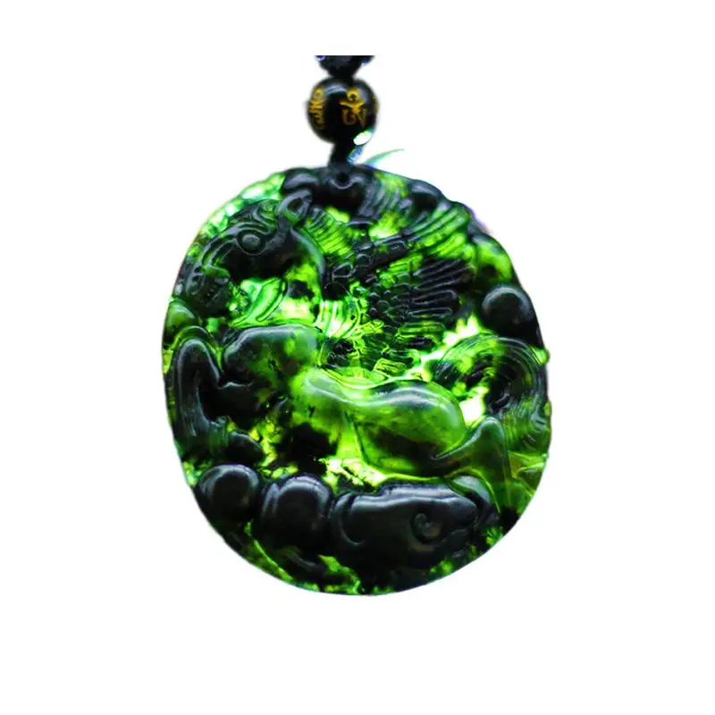 Jade Horse Pendant Necklace Amulet Carved Gifts Black Green Charm Fashion Chinese Natural Jewellery
Jade Horse Pendant Necklace Amulet Carved Gifts Black Green Charm Fashion Chinese Natural Jewellery