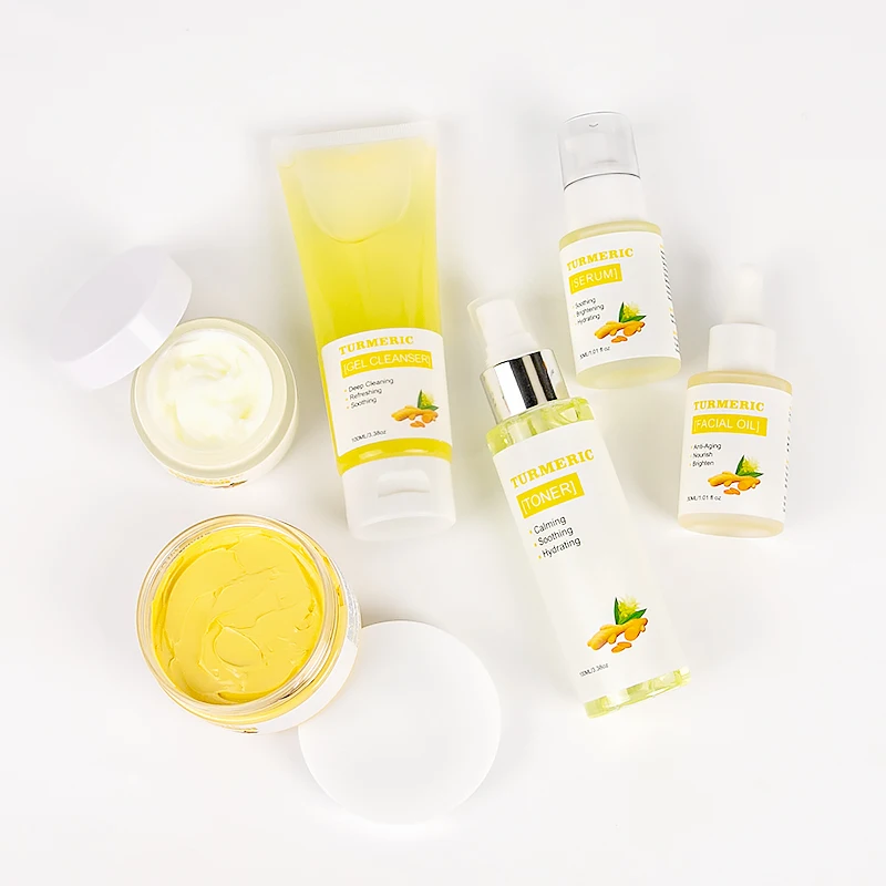 Best Selling Organic Vegan Private Label Whitening Anti-Wrinkle Facial Skin Care Turmeric Skin Care Set, As the picture shows
Best Selling Organic Vegan Private Label Whitening Anti-Wrinkle Facial Skin Care Turmeric Skin Care Set, As the picture shows