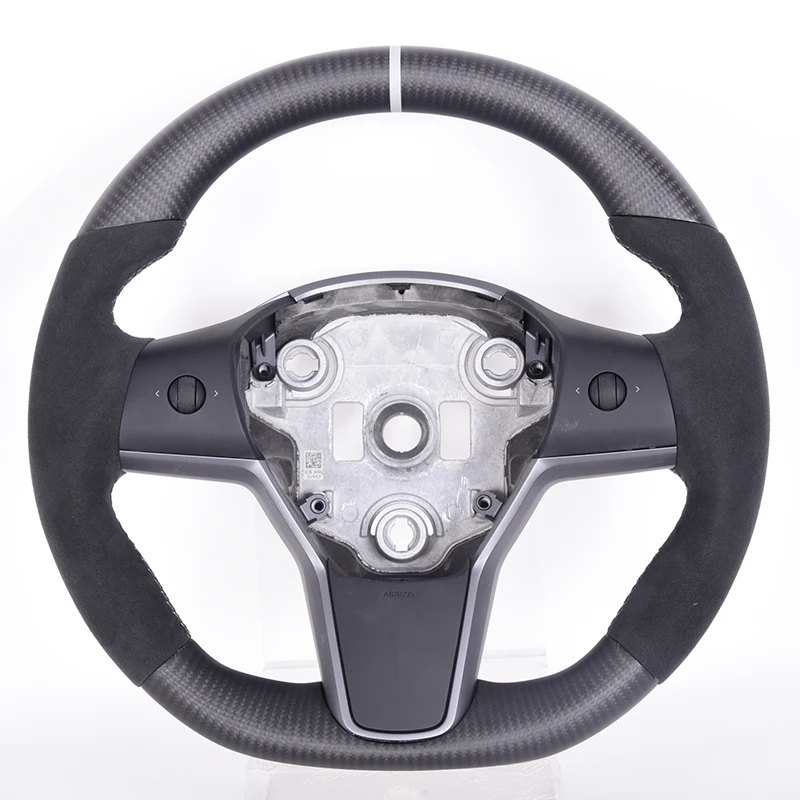Customized Flat Bottom Carbon Fiber Steering Wheel For Edamame 3 Matt Black Carbon Fiber, Customized color
Customized Flat Bottom Carbon Fiber Steering Wheel For Edamame 3 Matt Black Carbon Fiber, Customized color