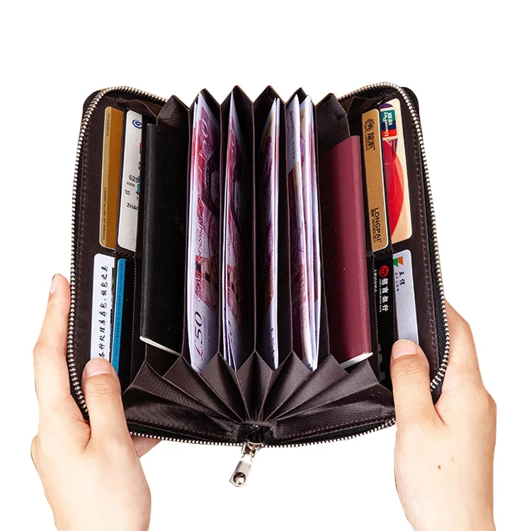 2022 minimalist cowhide genuine leather ladies wallet long carteras mujer zipper Multifunction card holder rfid wallet women, Black
2022 minimalist cowhide genuine leather ladies wallet long carteras mujer zipper Multifunction card holder rfid wallet women, Black