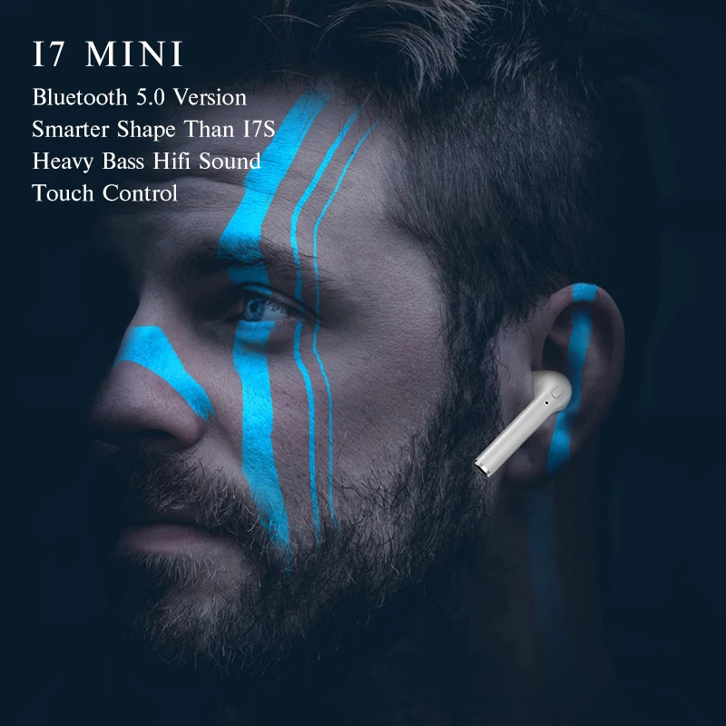 Original headphones wholesale 5.0 wireless i7 mini TWS blue tooth earphone - ANKUX.COM
