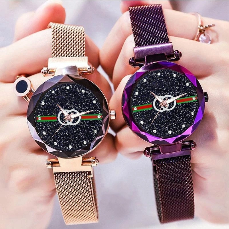 2021 New Luxury Ladies Watch Stylish Starry Sky Quartz Women Watch Shiny Diamond Dial Decorative Ladies Watches
2021 New Luxury Ladies Watch Stylish Starry Sky Quartz Women Watch Shiny Diamond Dial Decorative Ladies Watches