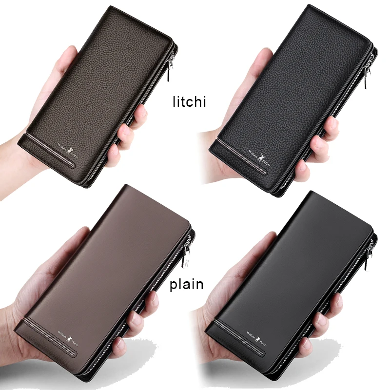 WILLIAMPOLO Leather Long Zip Wallet Men's Youth Business Cattle Wallet Wallet Clutch Bag Men's Phone Bag
WILLIAMPOLO Leather Long Zip Wallet Men's Youth Business Cattle Wallet Wallet Clutch Bag Men's Phone Bag