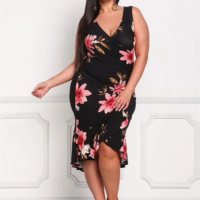 Oem Logo Print Plus Size chiffon holiday Dress Sweet Floral Print Oversize beach dresses women female summer elegant long dress
Oem Logo Print Plus Size chiffon holiday Dress Sweet Floral Print Oversize beach dresses women female summer elegant long dress