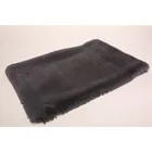 Rabbit New Product Grey Washable Faux Fur Fabric Textile for Rug