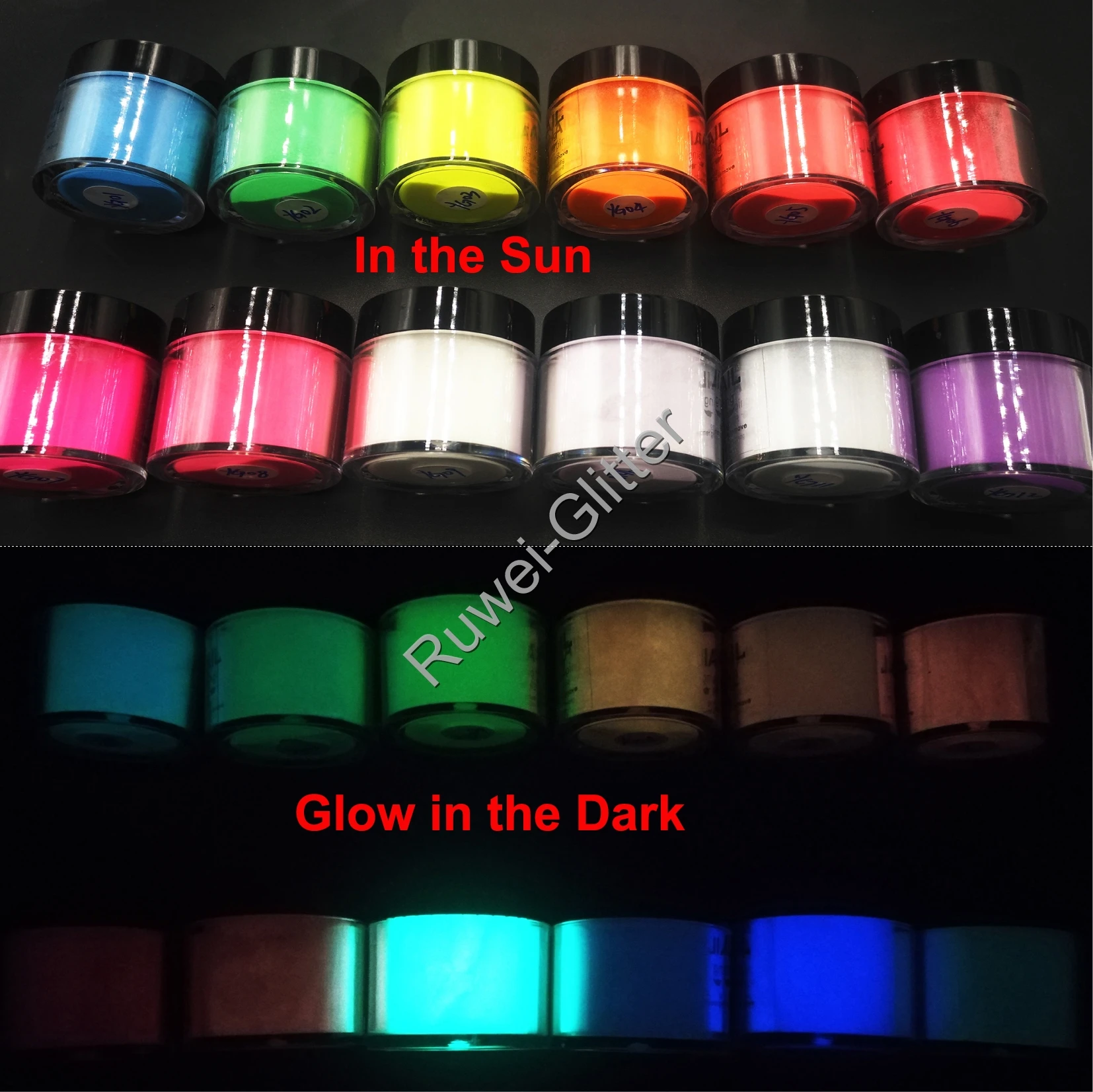 Factory Wholesale Nail 12 Colors 2 in 1 Acrylic Dipping Powder Neon Glow in the Dark for Professional Use
Factory Wholesale Nail 12 Colors 2 in 1 Acrylic Dipping Powder Neon Glow in the Dark for Professional Use