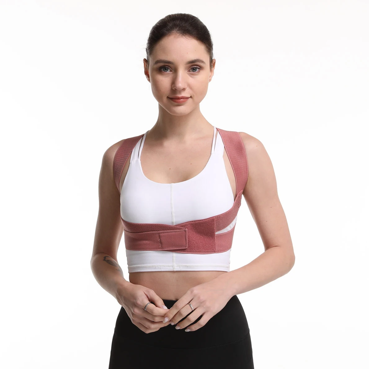 back support brace belt stretcher straightener magnetic body posture corrector shoulder Posture Corrector, Black/pink
back support brace belt stretcher straightener magnetic body posture corrector shoulder Posture Corrector, Black/pink