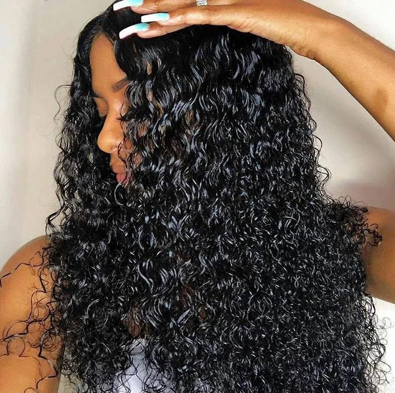 Human Brazilian Hair Full Hd Front 360 Lace Front Wig Deep Wave silk top Frontal Curly Wig For Black Women
Human Brazilian Hair Full Hd Front 360 Lace Front Wig Deep Wave silk top Frontal Curly Wig For Black Women