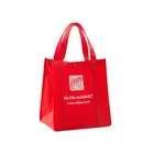 Customized promotional reusable eco friendly ecological non woven carry fabric tote bag