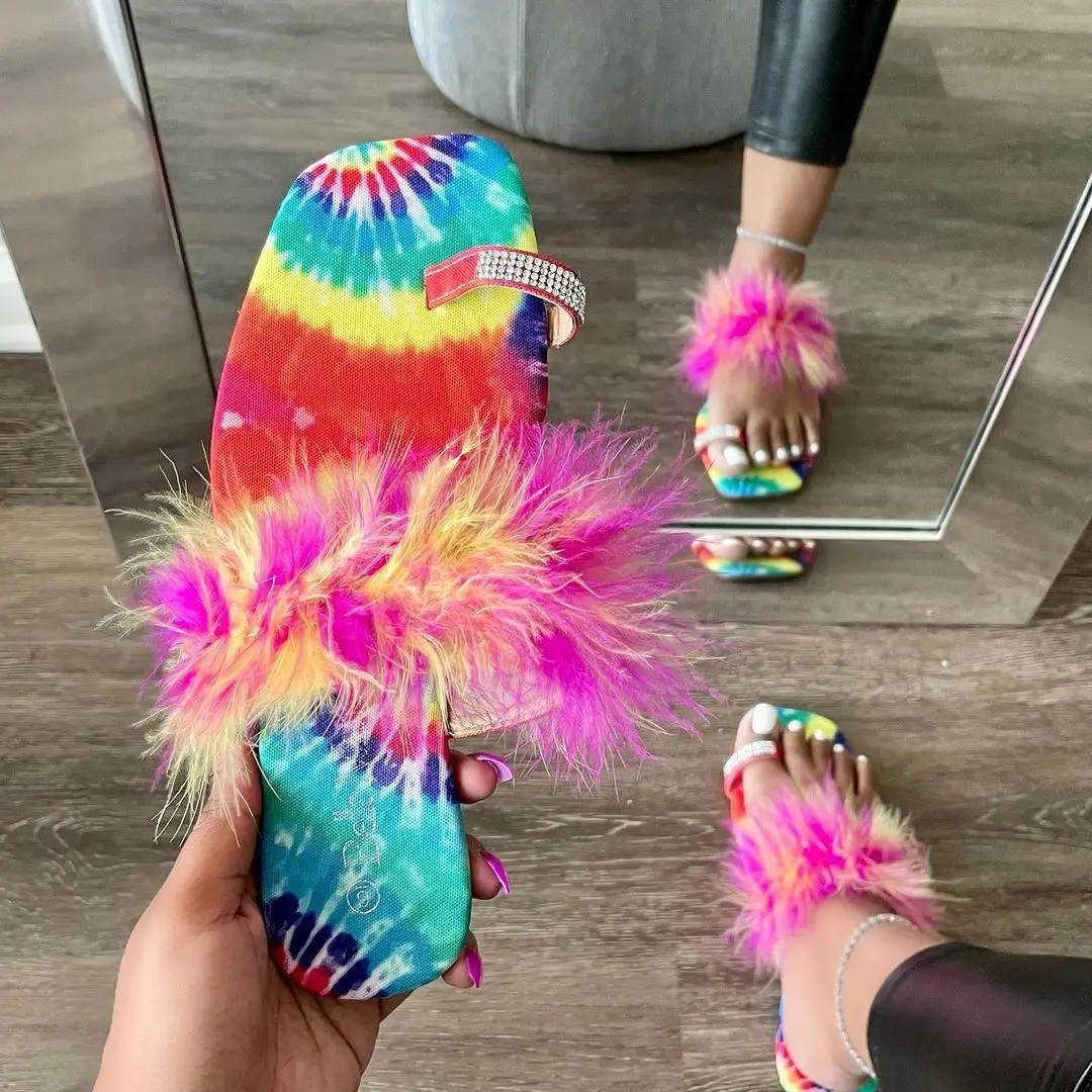 2021 New Arrivals Colorful Fur Flat Women Sandals straw sandals women woman branded sandals, Customized color
2021 New Arrivals Colorful Fur Flat Women Sandals straw sandals women woman branded sandals, Customized color
