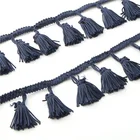 Wholesale custom webbing elastic strap printed elastic band Lace Tassel