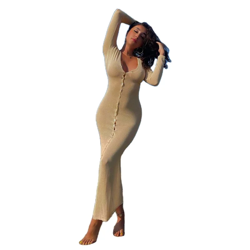 2022 new arrivals spring collection deep V neck fashion ladies long sleeve simple casual dresses
2022 new arrivals spring collection deep V neck fashion ladies long sleeve simple casual dresses