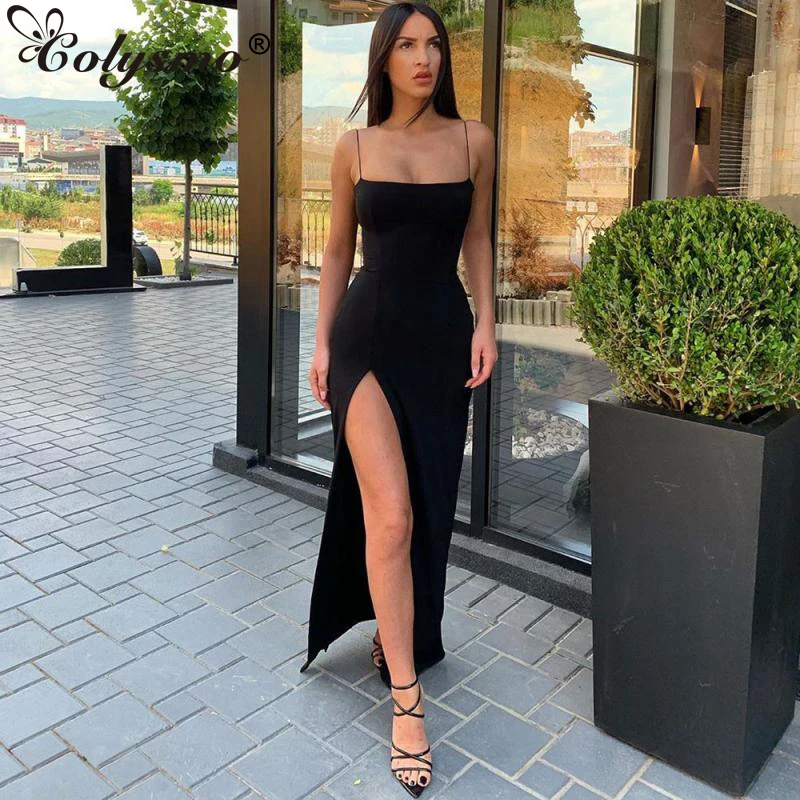 Elegant Evening Dress Spaghetti Straps Sleeveless Sexy Long Dress Women Formal Party Night Dresses Slim Club Clothes, White ,purple
Elegant Evening Dress Spaghetti Straps Sleeveless Sexy Long Dress Women Formal Party Night Dresses Slim Club Clothes, White ,purple