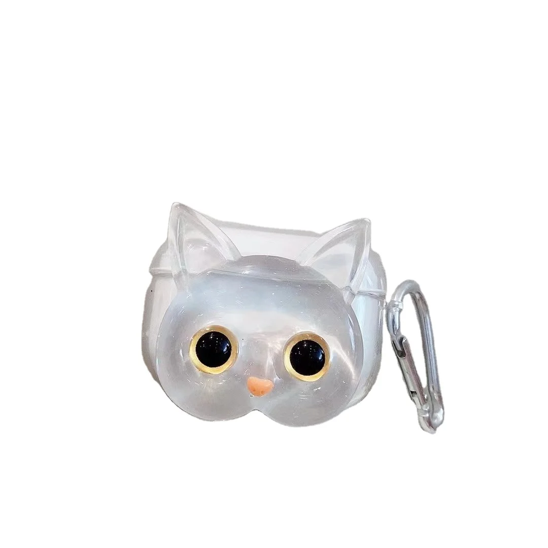 3Dl silicone Cat Style Earphone Protective Box Earphone Cover Case, 3 colors
3Dl silicone Cat Style Earphone Protective Box Earphone Cover Case, 3 colors