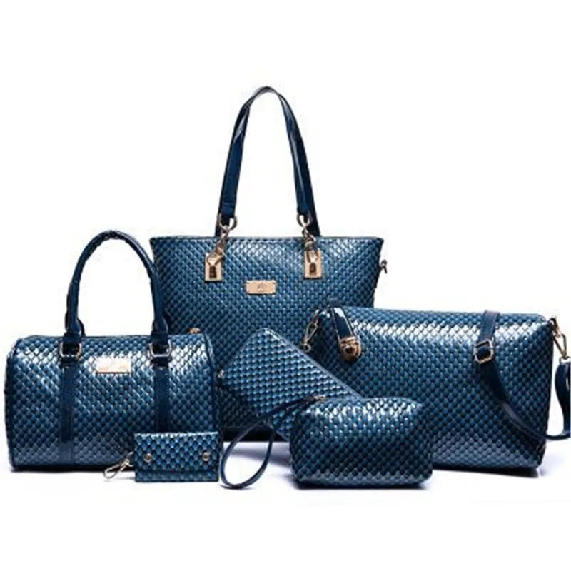6pcs Clutch Wallets Satchel Shoulder Women Hand Bags Women's Pu Leather Tote Purse Handbags Set For Ladies, Yellow/red/blue/black/coffee
6pcs Clutch Wallets Satchel Shoulder Women Hand Bags Women's Pu Leather Tote Purse Handbags Set For Ladies, Yellow/red/blue/black/coffee